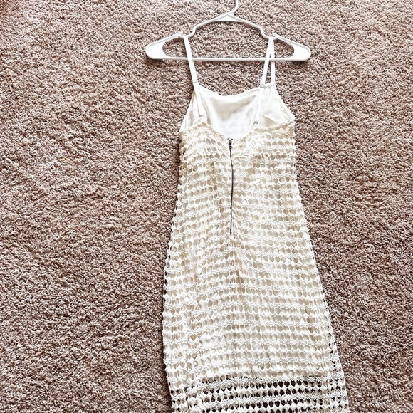 Fate Crochet Lace Maxi Dress Side Split Women’s M - Picture 7 of 10